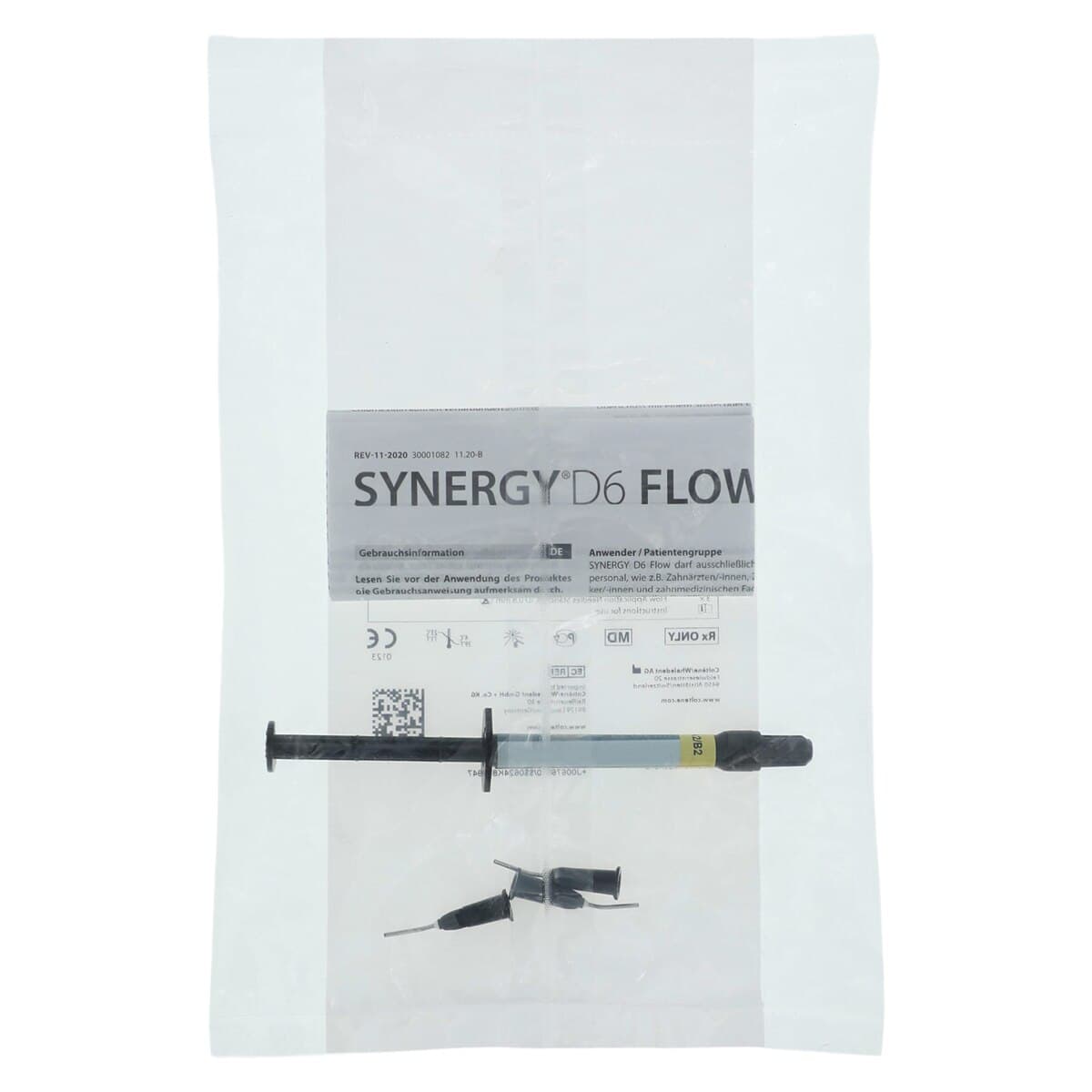 Synergy D6 Flow Universal Flowable Composite, A2/B2 Dentin, 2.3g Syringe Refill, 7652 thumbnail 2