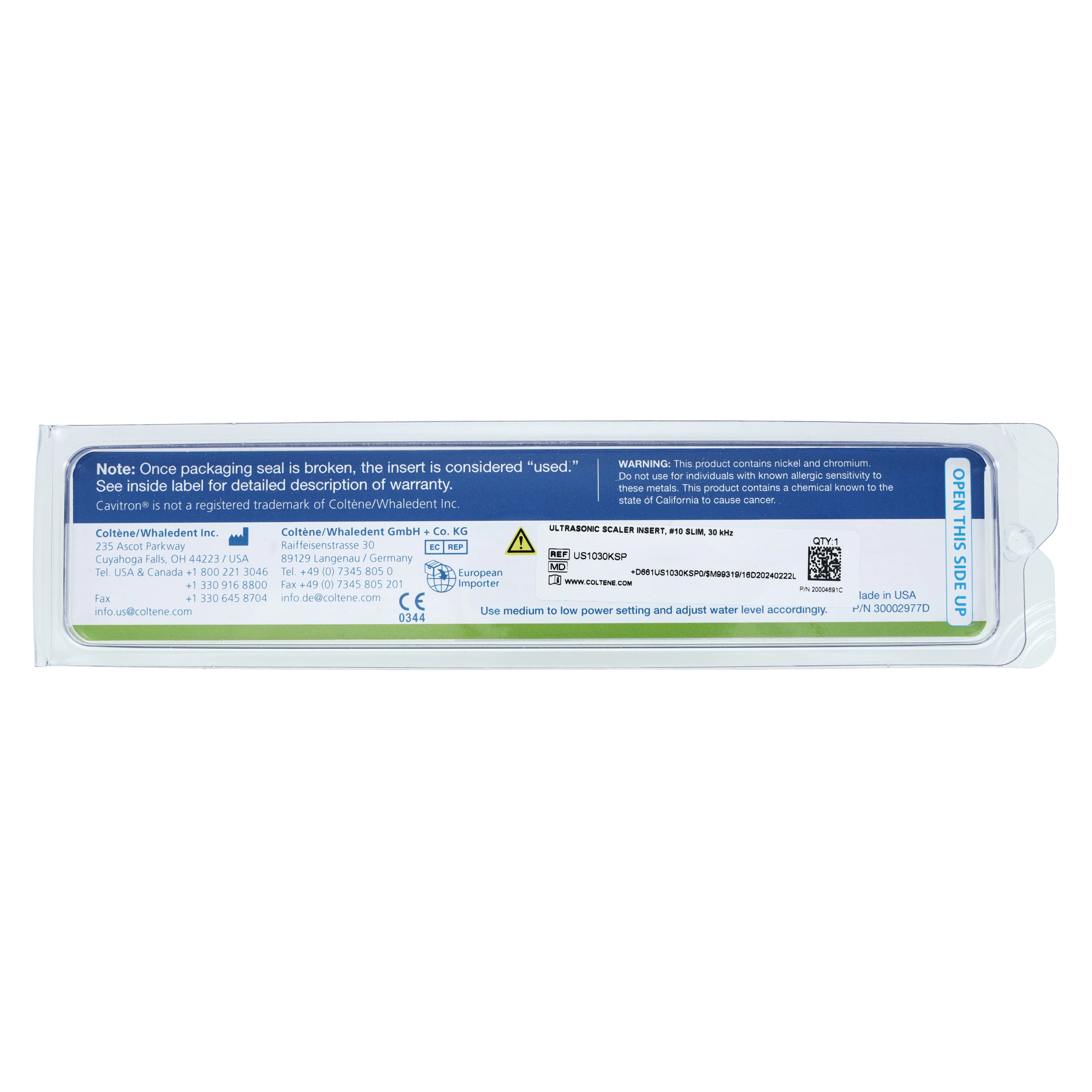 BioSonic Insert #10 SLIM 30K Ultrasonic Scaler Insert, 30 kHz, Gray, Each, 79-60034386 thumbnail 2