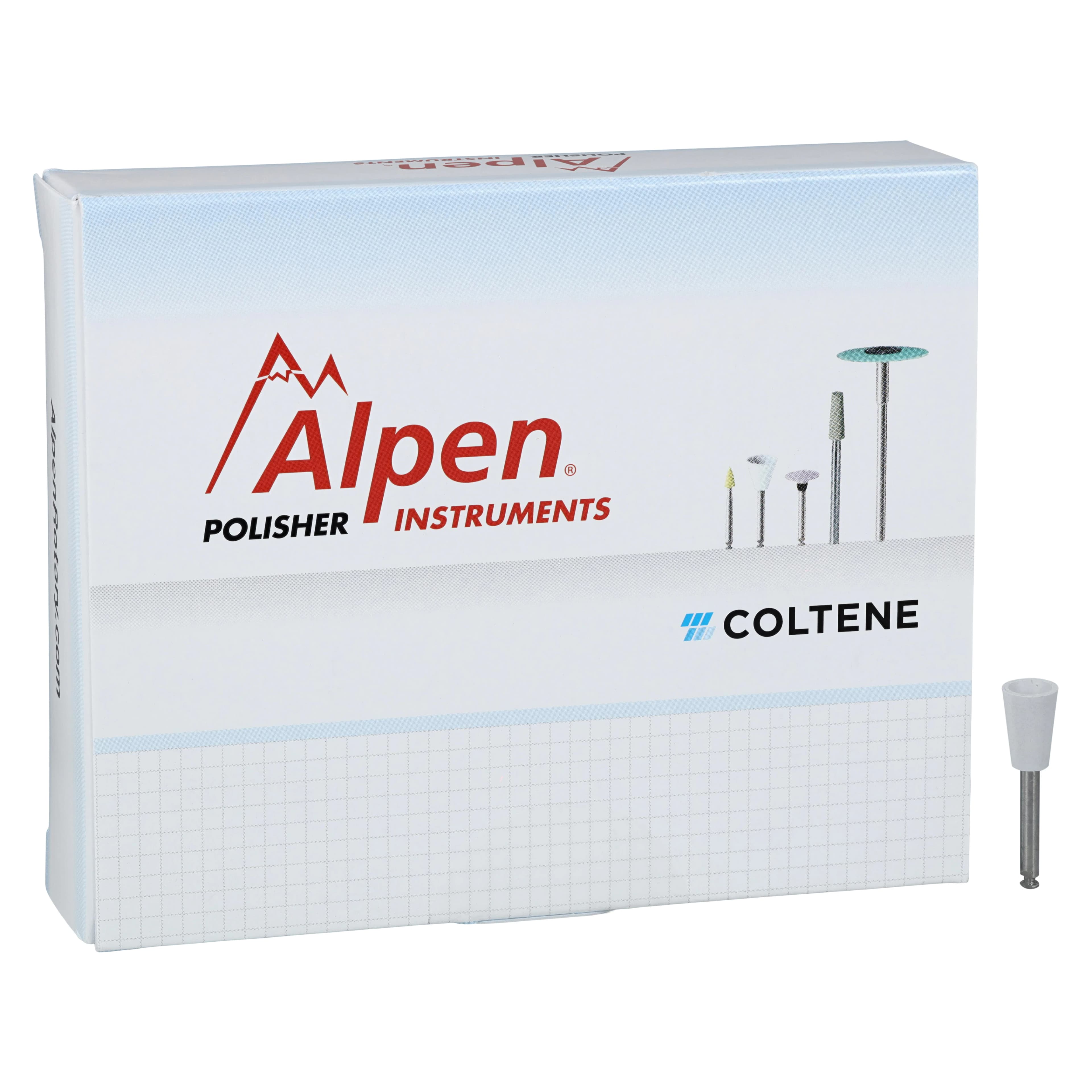 Alpen Composite Polisher, Standard Cup, Extra Fine, RA (Right Angle), 5/Pkg, RP230080RA - Alpen Composite Polishers - Alpen Polisher Composite 5/Pkg Cup Extra Fine RA - Image 1