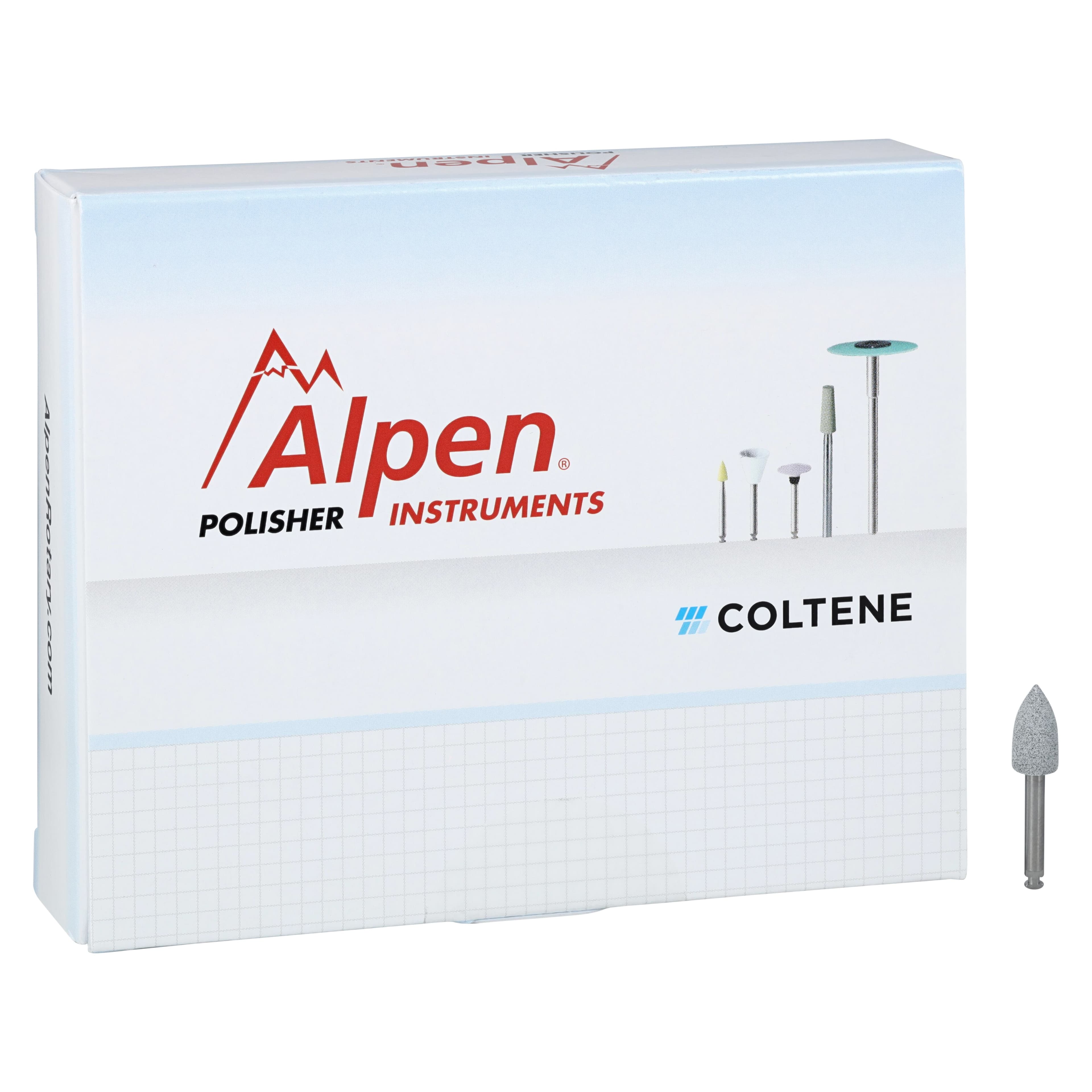 Alpen Ceramic Polishing Removing/Contouring RA Point, Medium, Gray, 5/Pk, RP230114RA thumbnail 2