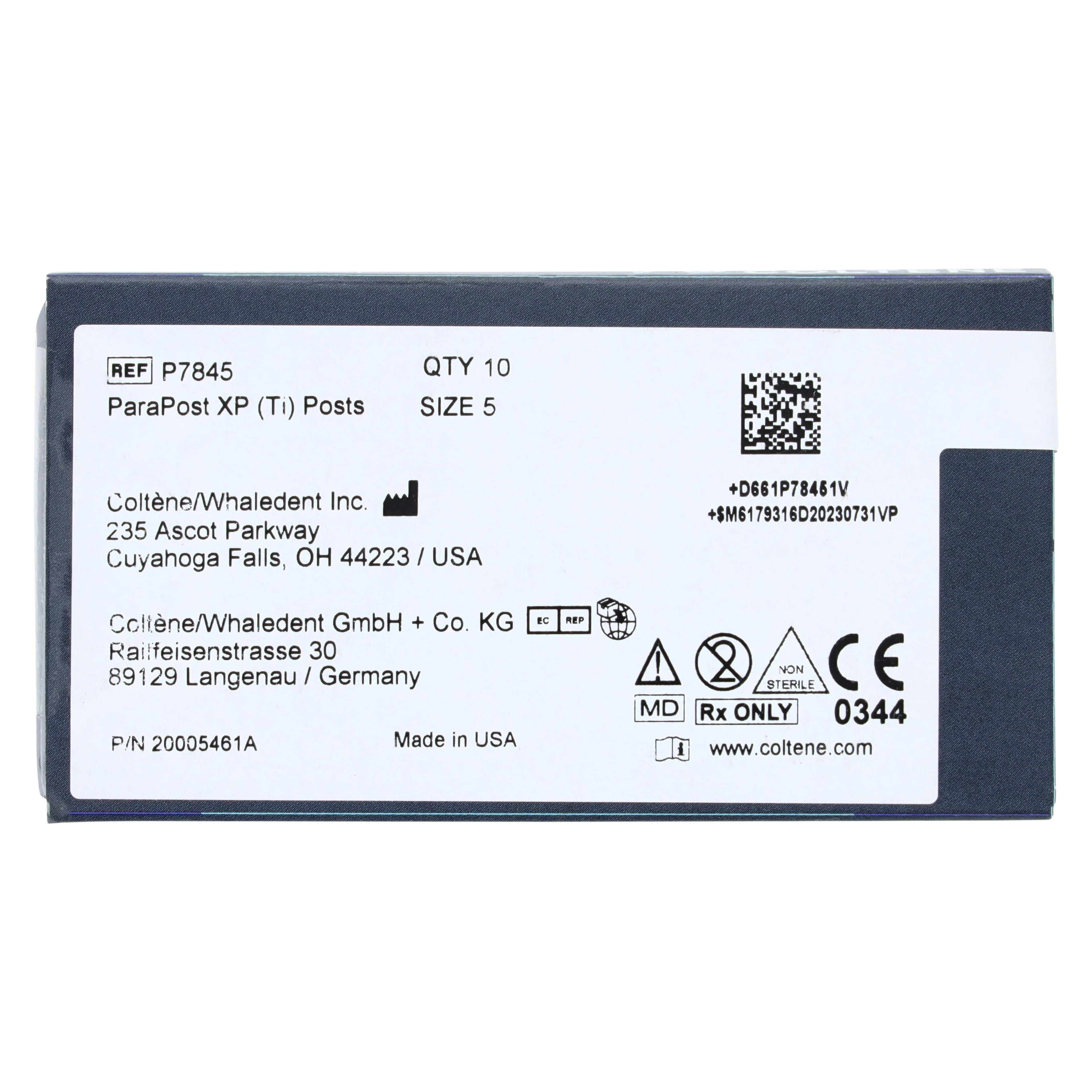 ParaPost XP Titanium Post Refill, Size 5, Red, 1.25mm (0.050"), 10/Pkg, P-784-5 thumbnail 2