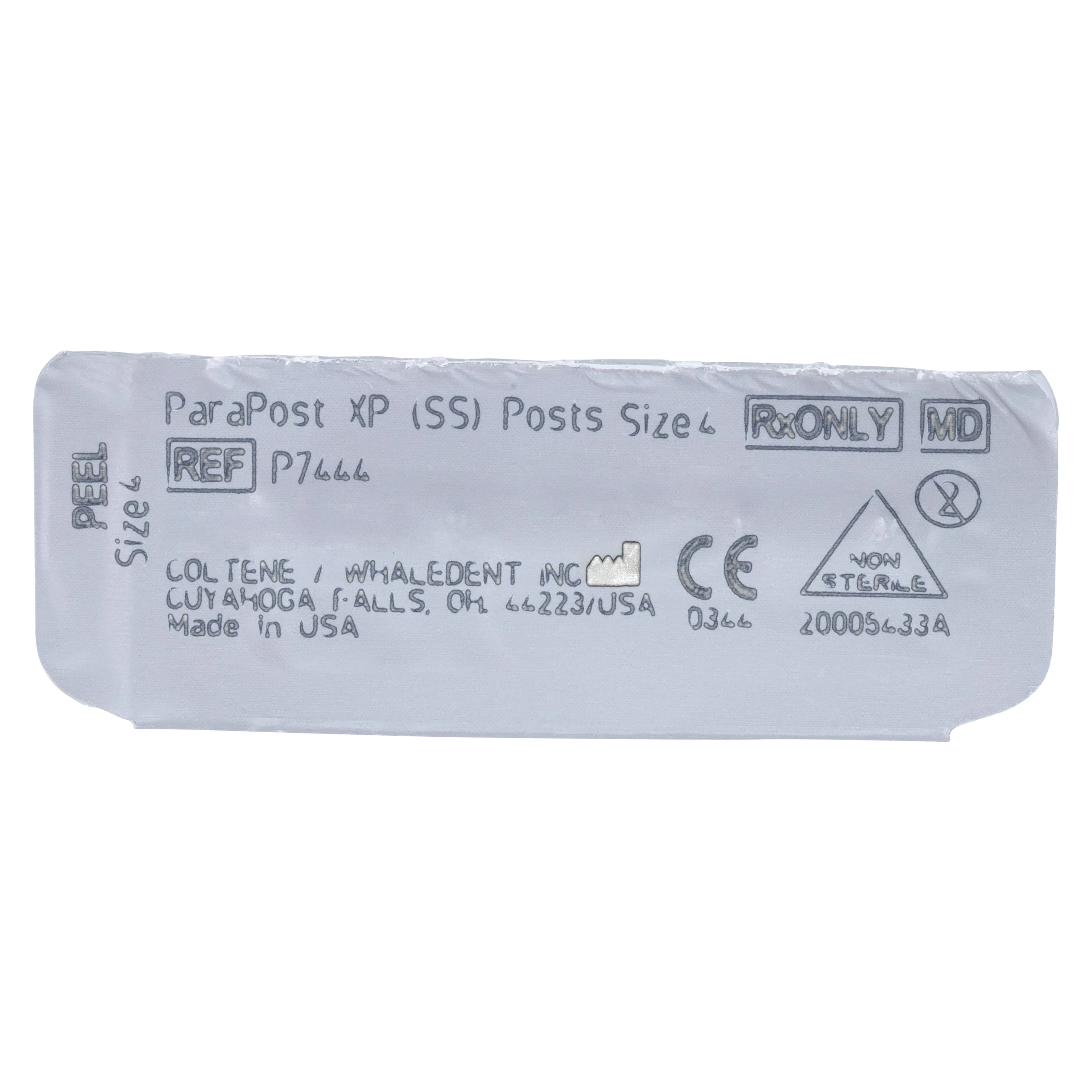 ParaPost XP Stainless Steel Endodontic Post Refill, Size 4, .040" (1.0mm), Yellow, 10/Pk, P7444 thumbnail 3