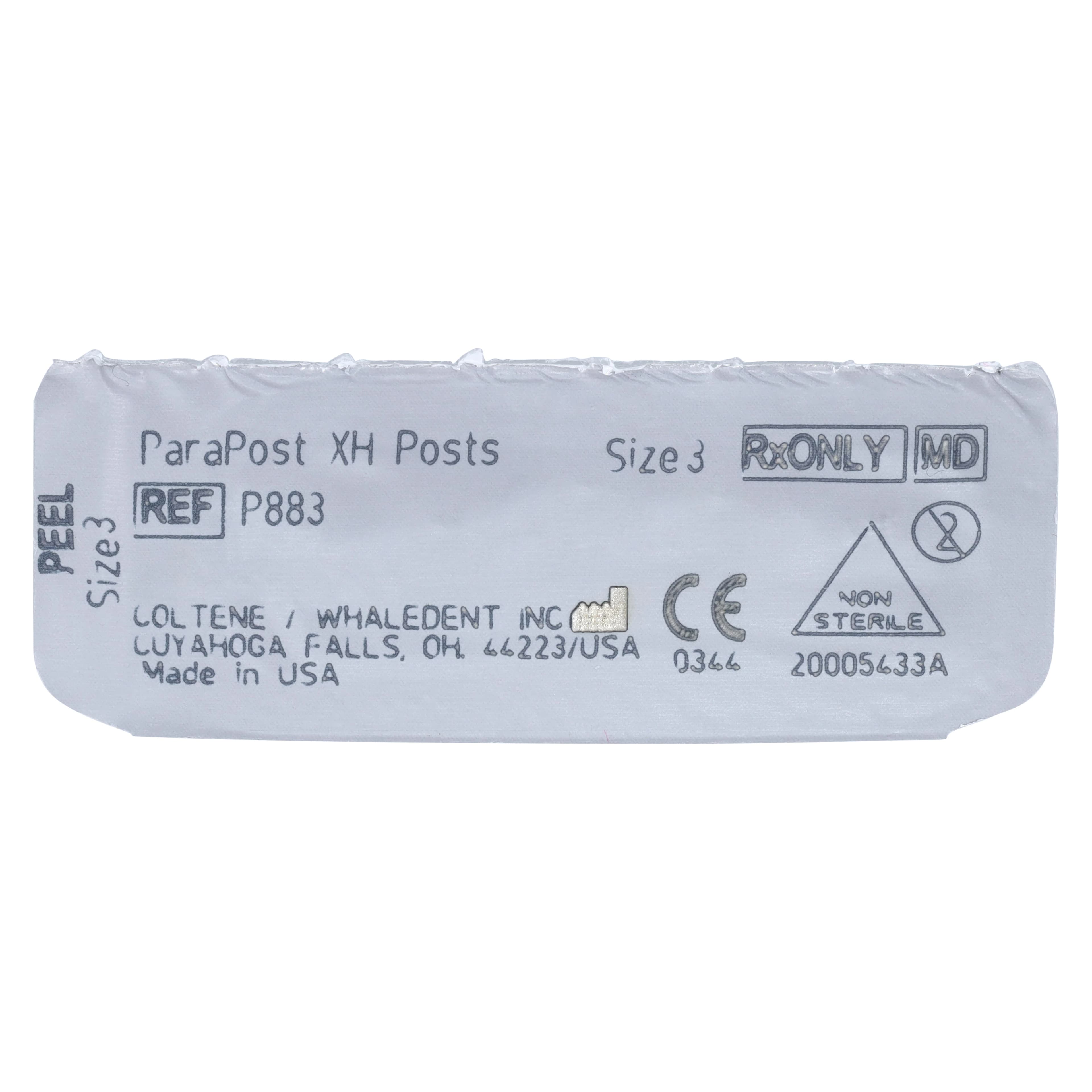 ParaPost XH Titanium Post, Size 3 (0.036"/0.90mm), Brown, 10/Pack, P-88-3 thumbnail 3