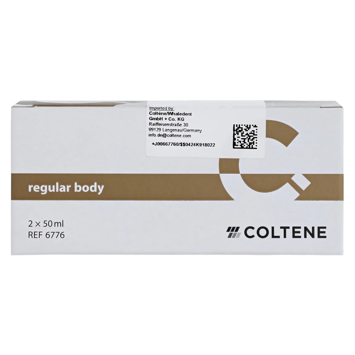 Coltene Affinis Precious Regular Body VPS Impression Material, Gold, 2 x 50 mL Cartridges with 12 Mixing Tips, C6776 thumbnail 4