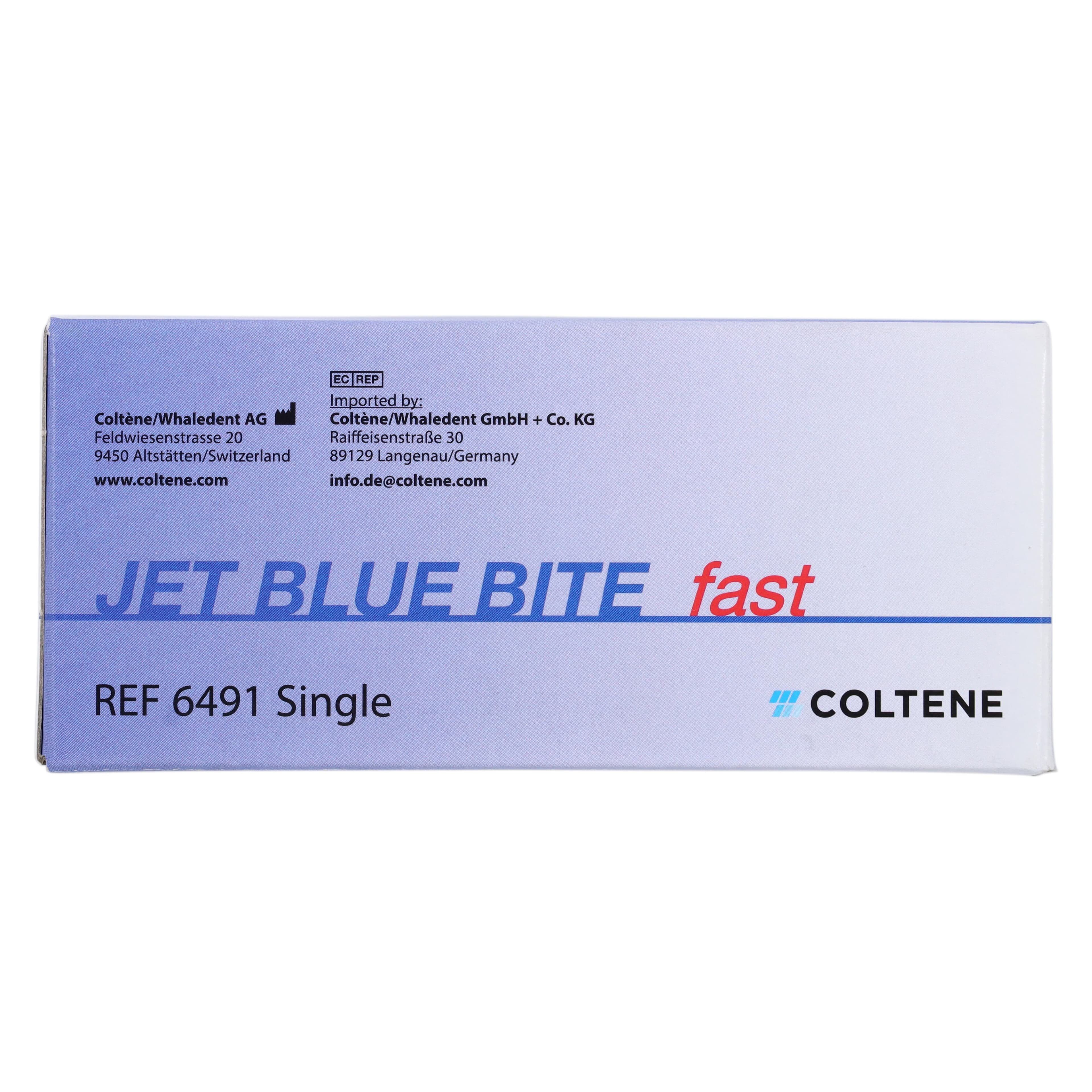Coltene Jet Blue Bite Bite Registration Vinylpolysiloxane, Fast Set, 50 mL Cartridge, Single Pack, C6491 thumbnail 7
