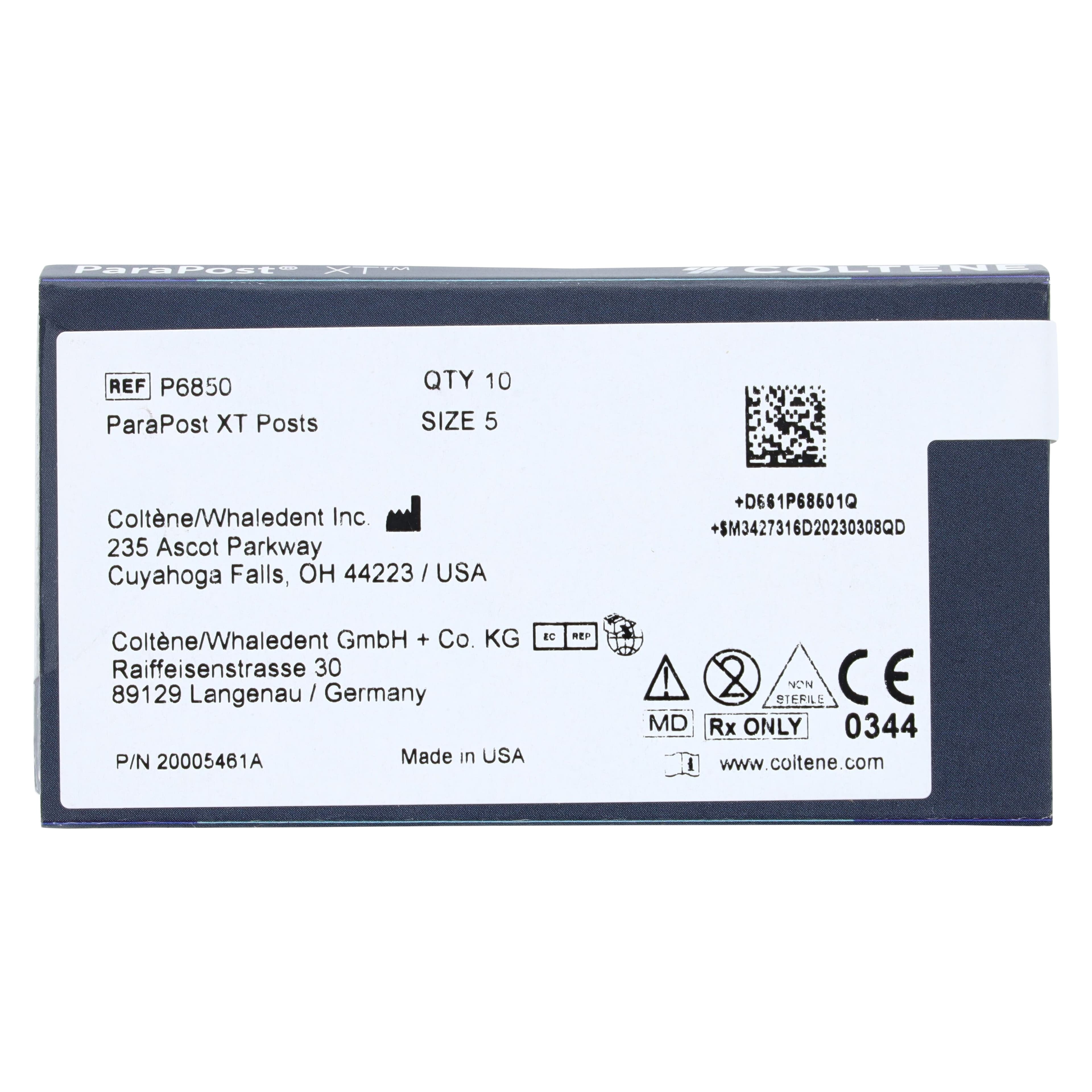 ParaPost XT Titanium Endodontic Posts, Size 5, Red, .050" (1.25mm), 10/Pk, P685-0 thumbnail 2