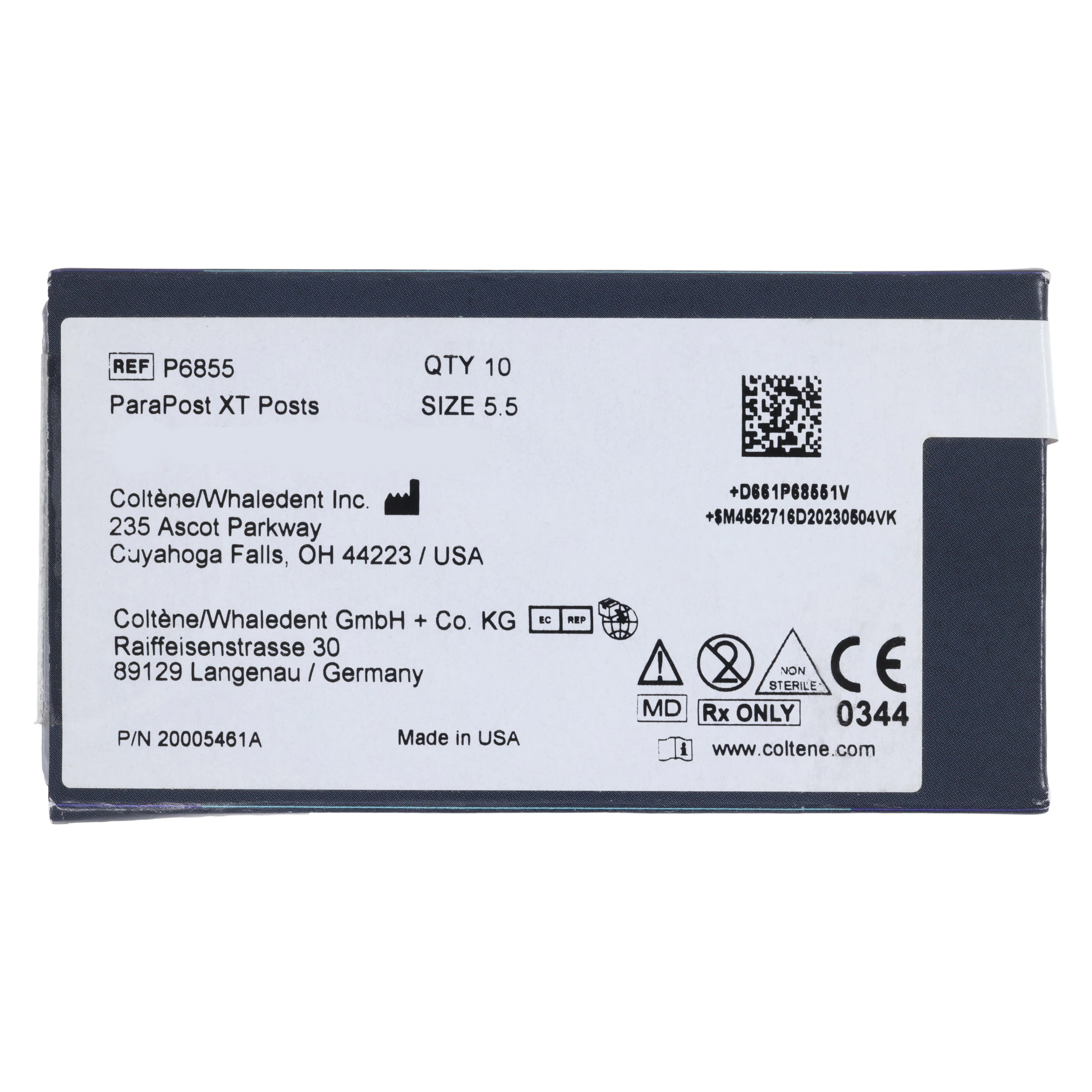 ParaPost XT Titanium Endodontic Posts, Size 5.5 (0.055"/1.40mm), Purple, 10/Pk, P6855 thumbnail 2
