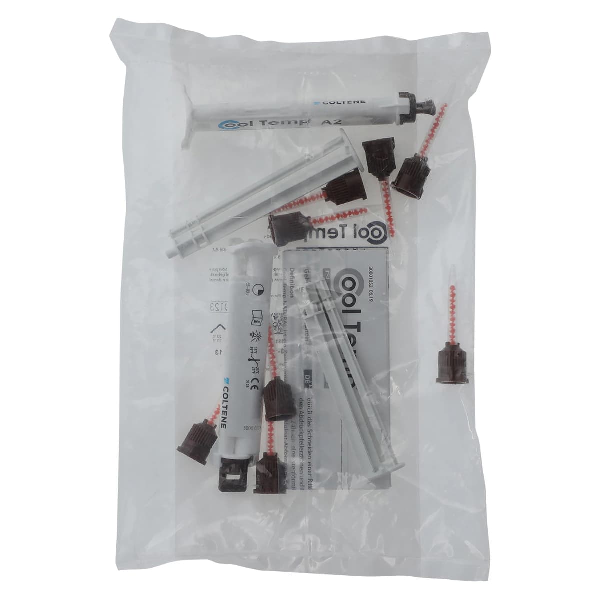 Cool Temp Natural Automix Temporary Crown & Bridge Material Syringe Refill, Shade A2, 2 x 5 mL Syringes with Mixing Tips, 5824 thumbnail 2