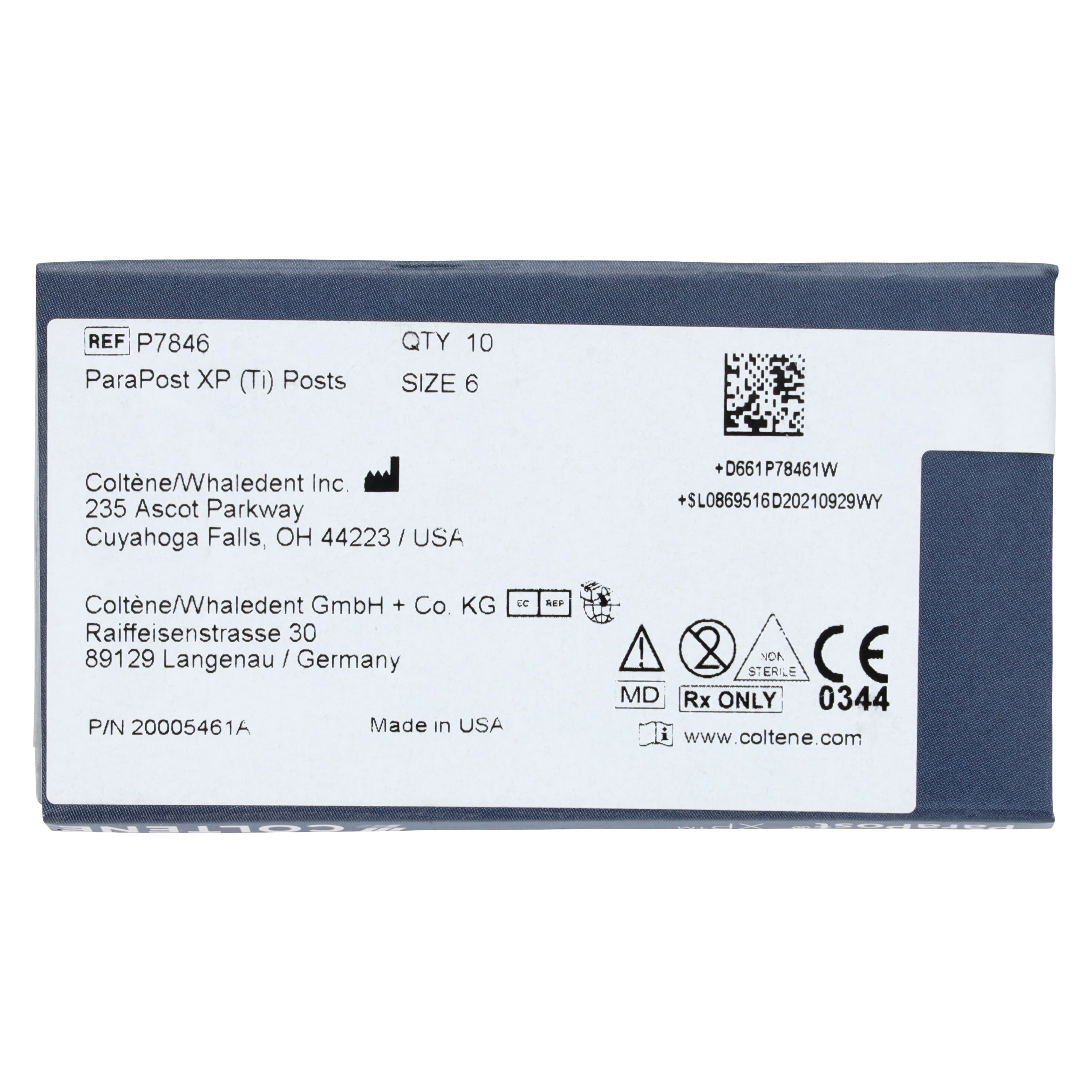 ParaPost XP Titanium Post Refill, Size 6, Black, 0.060" (1.50mm), 10/Pk, P-784-6 thumbnail 2