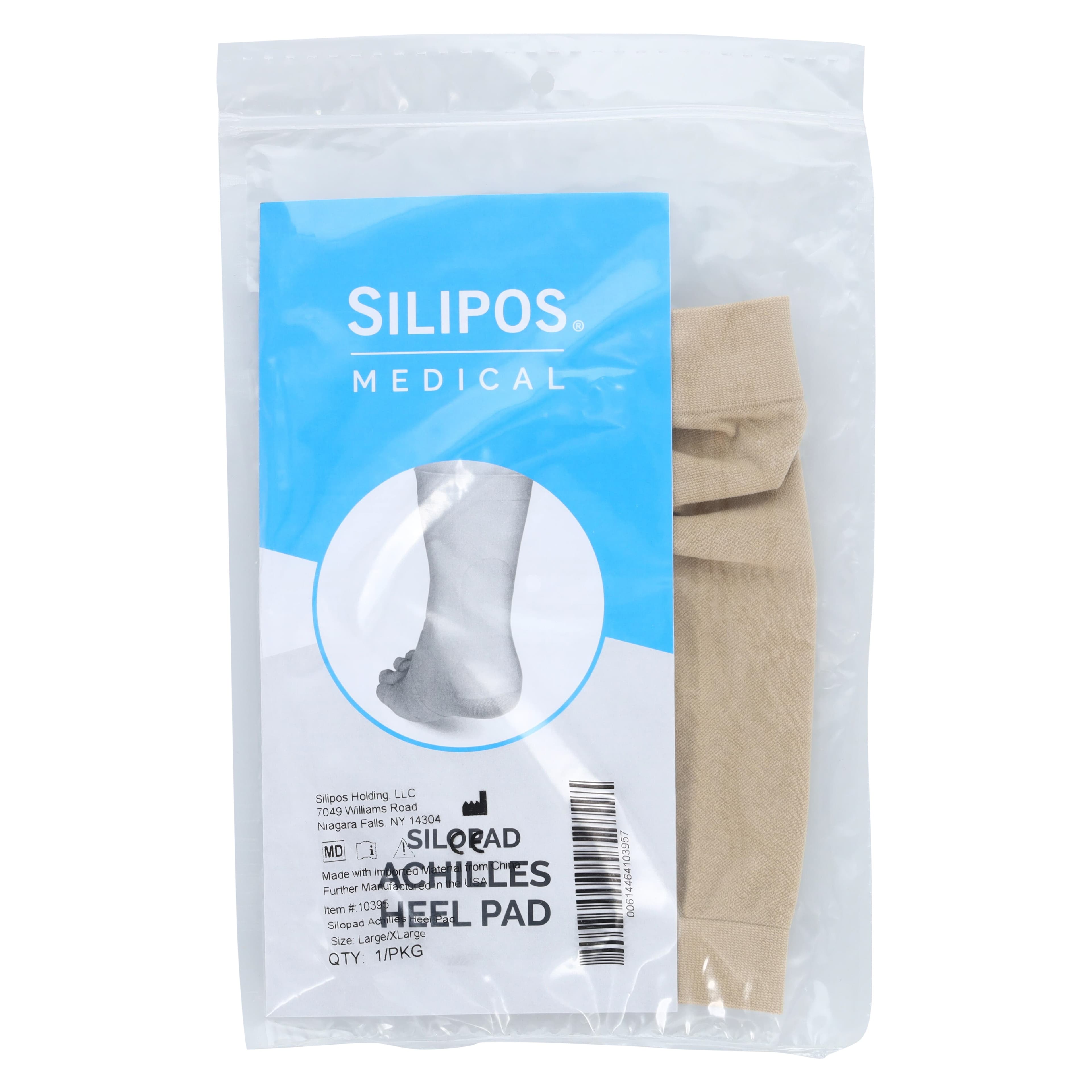 Silipos Achilles Heel Gel Pad, Large/X-Large (9-12") thumbnail 2