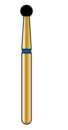 Alpen® Diamonds Super Coarse Round Diamond Bur, FG, #801-021, 5/Pack - Alpen&reg; Diamonds - Super Coarse - #801-021 - Image 1