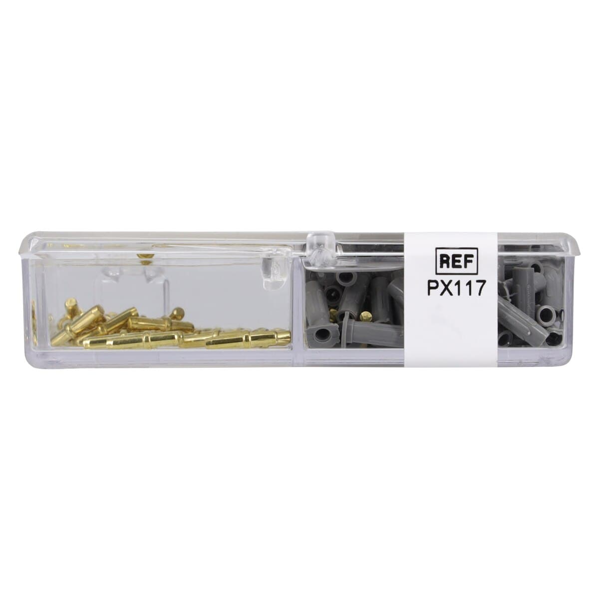 Pindex Short (10 mm) Pins and Plastic Sleeves, Refill Pack of 100 Pins and 100 Sleeves, PX-117 thumbnail 4
