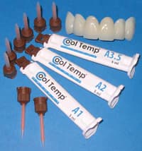 Cool Temp Natural A1 Automix Syringe Refill, 2 x 5 mL Syringes with 8 Mixing Tips - Cool Temp-A1 2-5 ml Syringes 8 Mix Tips - Image 1