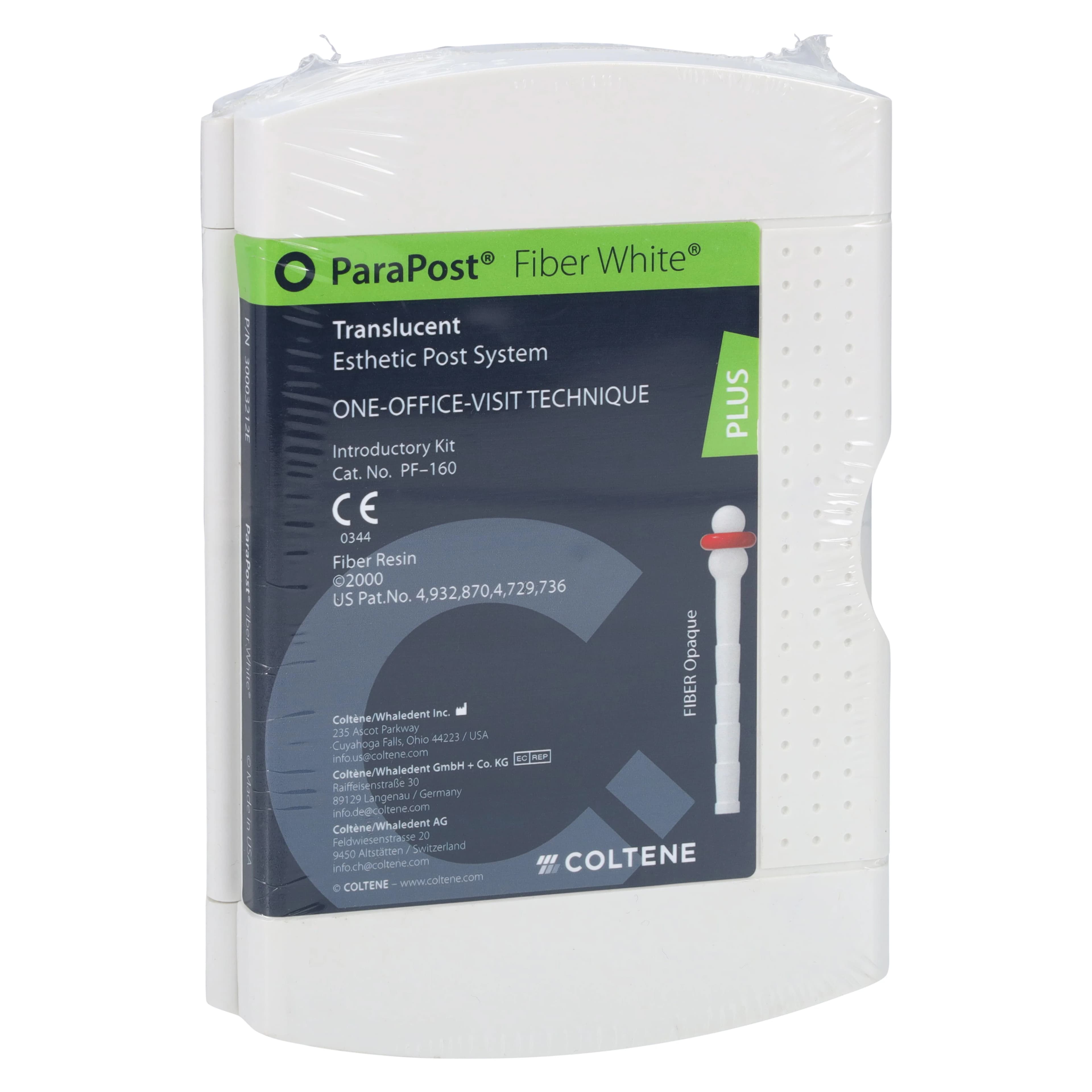 ParaPost Fiber White Esthetic Posts System Introductory Kit, Assorted Sizes 4.5-6, PF160 - PF160 Fiber White Intro Kit - Image 1