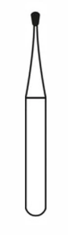 Alpen SteriX Sterile Carbide Bur, FG (Friction Grip), #330, Pear, 0.8 mm Head Diameter, 10/Pkg, RS100330 - Alpen&reg; SteriX Sterile Carbide Burs - FG - #330 - Image 1