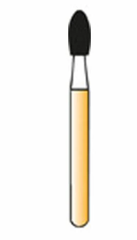 Alpen SteriX Sterile Trimming & Finishing Carbide Bur, 12-Blade, Egg Shape, FG, #7406, 1.8 mm Diameter, 10/Pkg - Alpen&reg; SteriX Sterile Trimming & Finishing Burs - 12-Blade - #7406 - Image 1