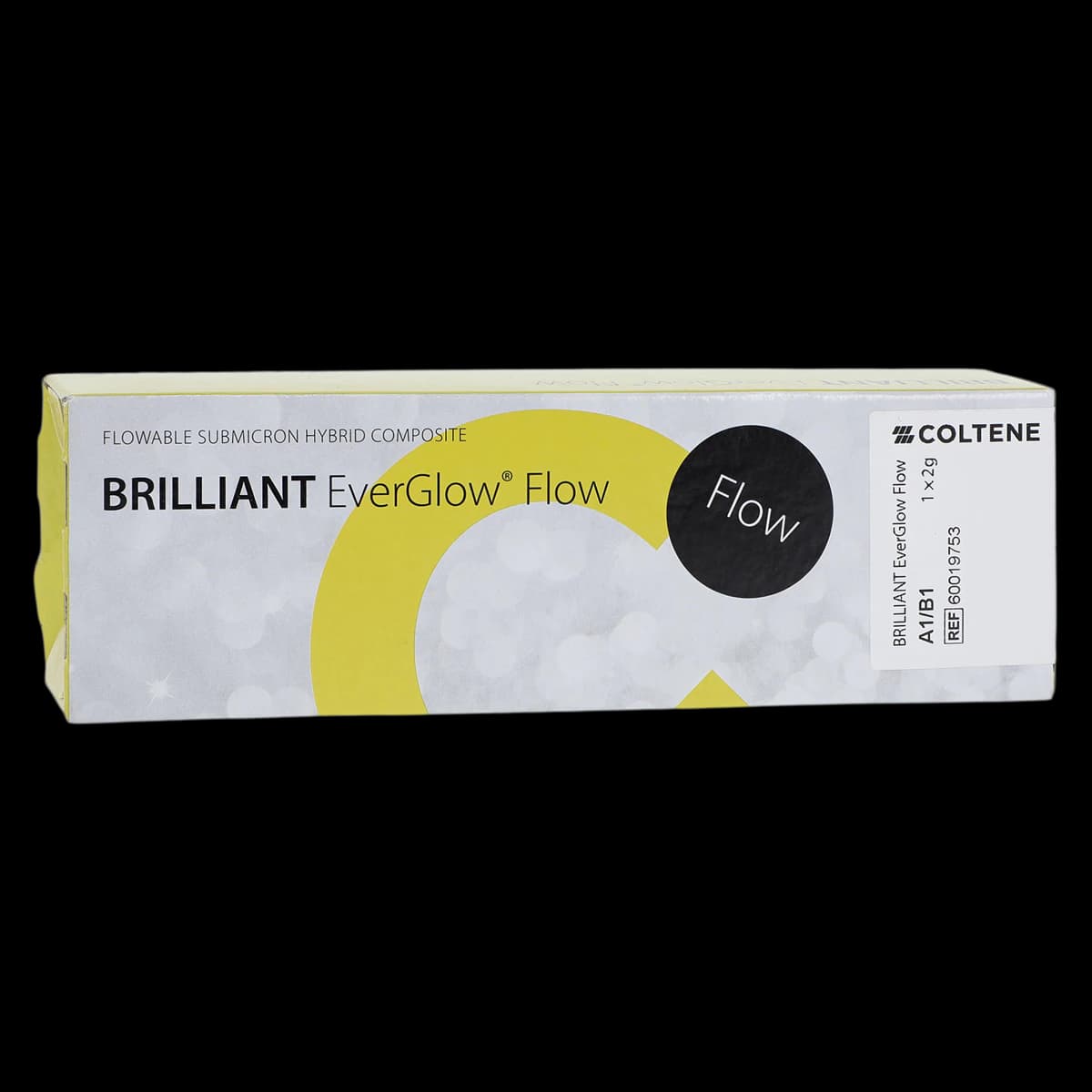 BRILLIANT EverGlow Flow Flowable Composite Syringe Refill, Shade A1/B1, 2 g, 1 Syringe, 60019753 - 2 g Syringe A1/B1, 60019753 - Image 1