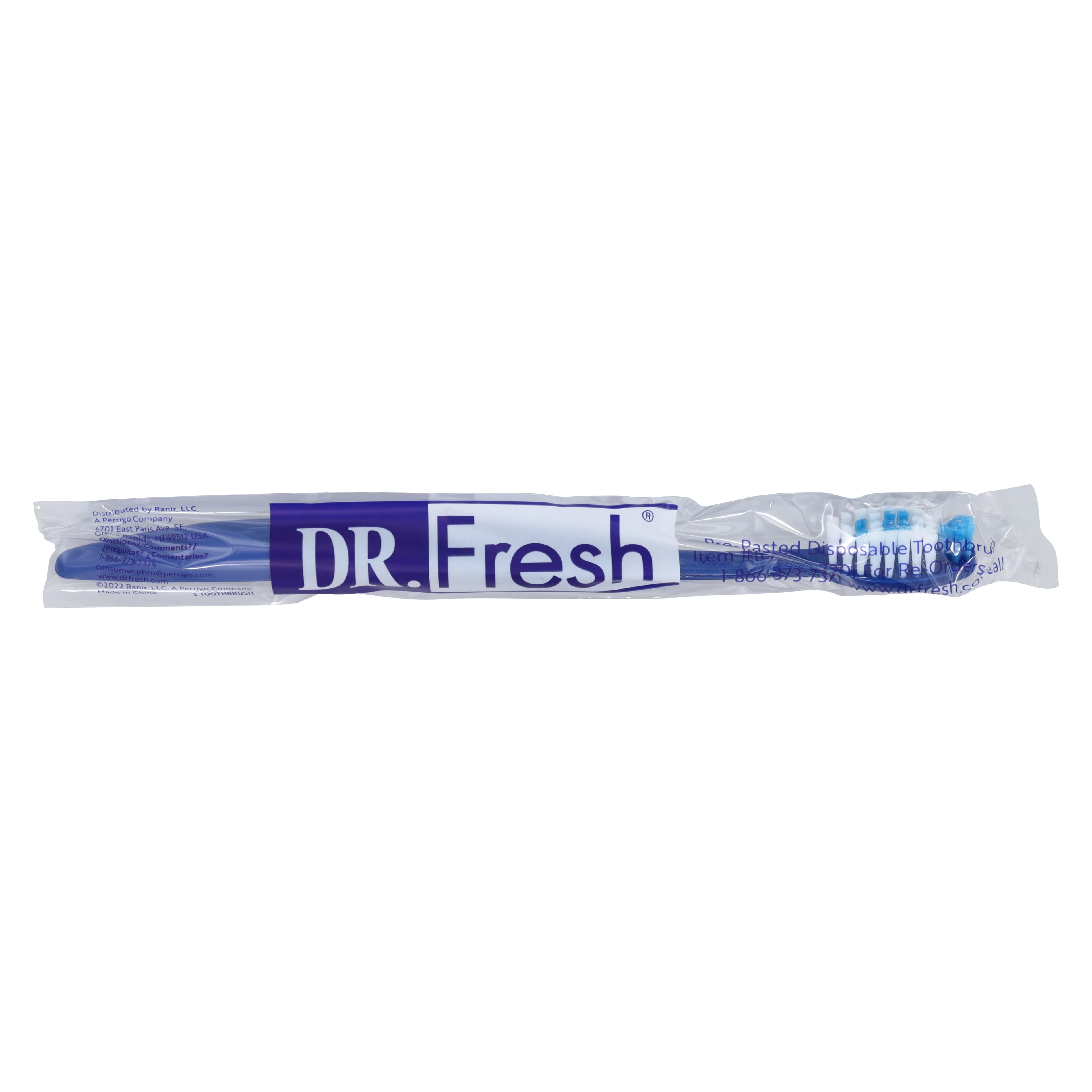 Dr. Fresh Prepasted Disposable Toothbrushes, Individually Wrapped, Assorted Colors, 720/Case (10 Boxes of 72) thumbnail 7