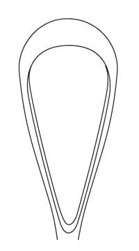 Meister-Hand Sims Uterine Curette, Size 1 Sharp, 11" Stainless Steel, Each - MH Curette Sim Maleable - Image 1