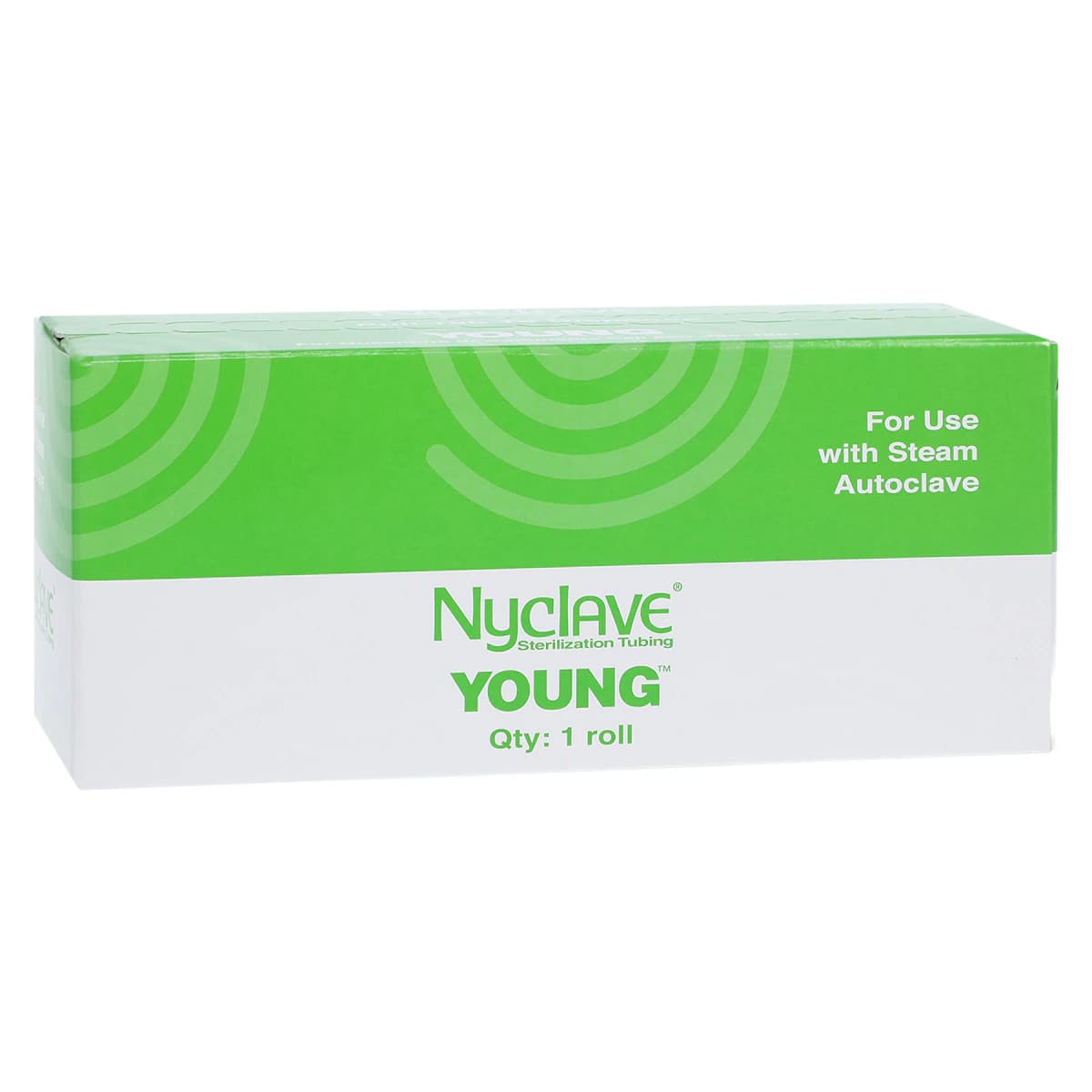 Nyclave Sterilization Tubing, 6" x 100' Roll, Clear Nylon, Puncture Resistant, No Indicator, 112610 - Nyclave Nylon Tubing - Image 1