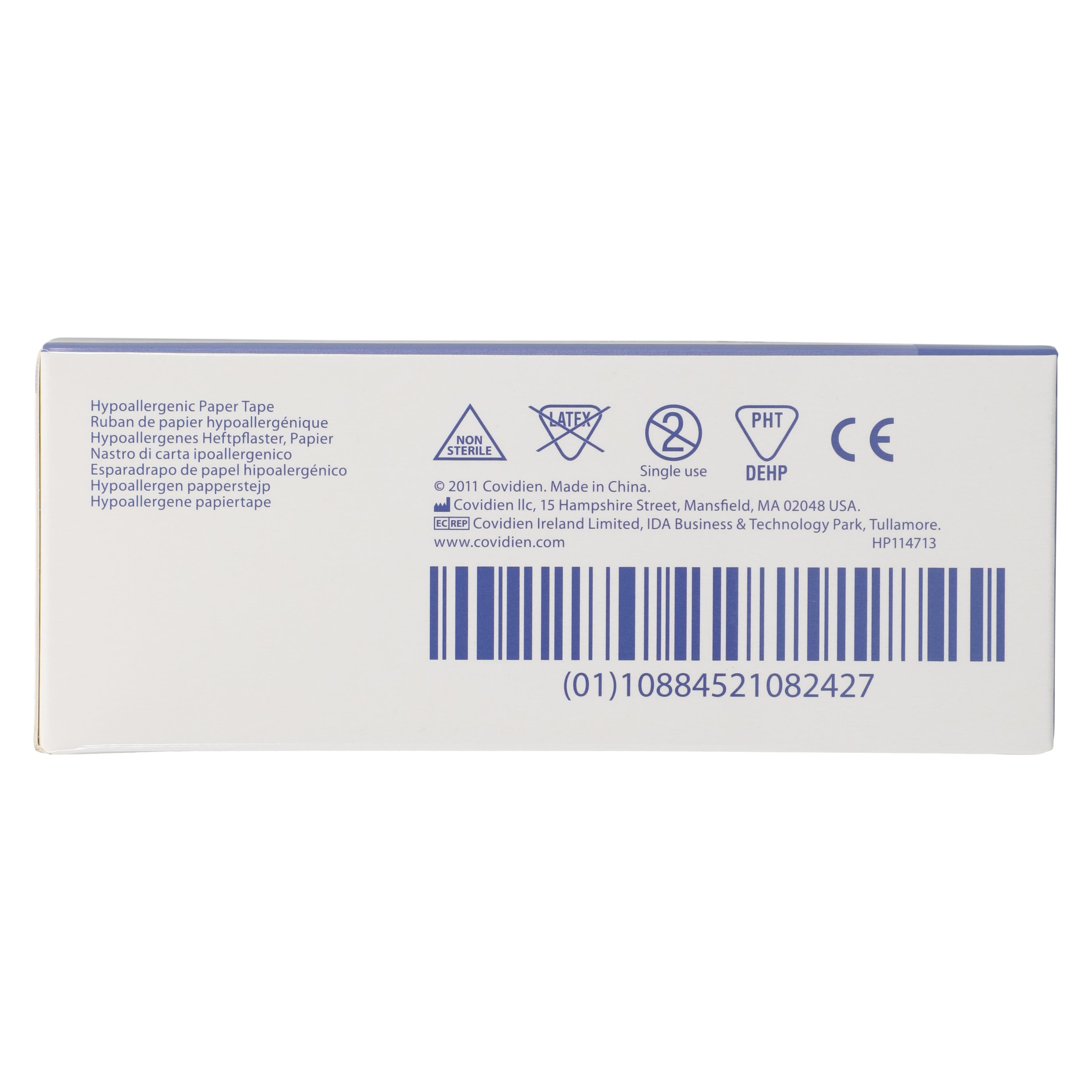 Kendall Hypoallergenic Paper Tape, 0.5" x 10 yd, White, Non-Sterile, 24/Box thumbnail 4