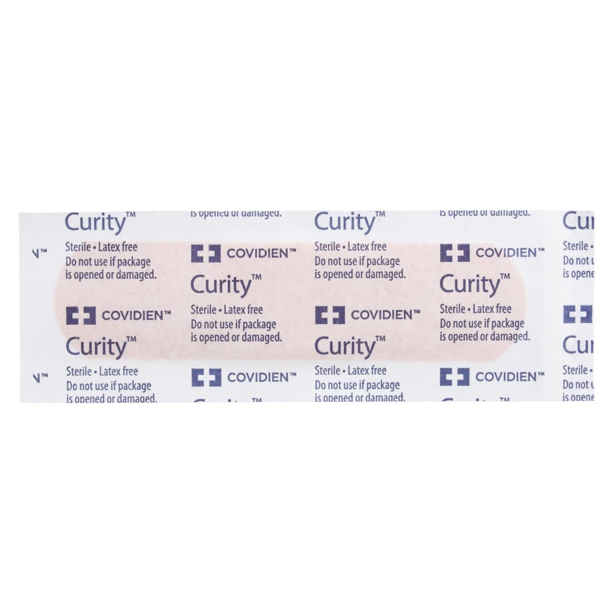 Curity Plastic Adhesive Bandage, 3/4" x 3", Tan, Sterile, 50/Box thumbnail 3
