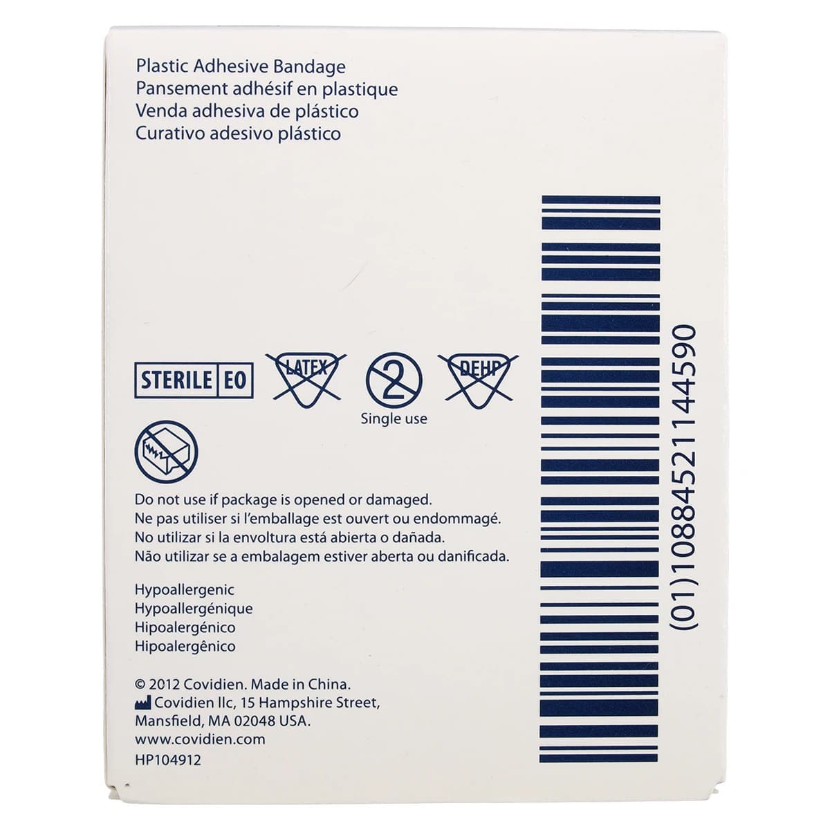 Curity Plastic Adhesive Bandage, 3/4" x 3", Tan, Sterile, 50/Box thumbnail 5