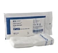 Dermacea 100% Cotton All Purpose Sponge, 4x8", 12 Ply, Sterile, X-Ray Detectable, Latex-Free - Sponge Dermacea Xray 12Ply ST - Image 1