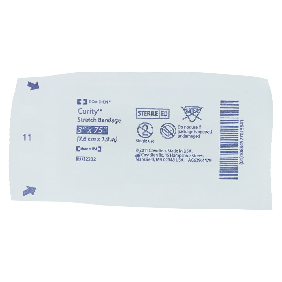 Curity Conforming Bandage, Cotton/Polyester, 3"x75", 1-Ply, Sterile, 12/Box thumbnail 3