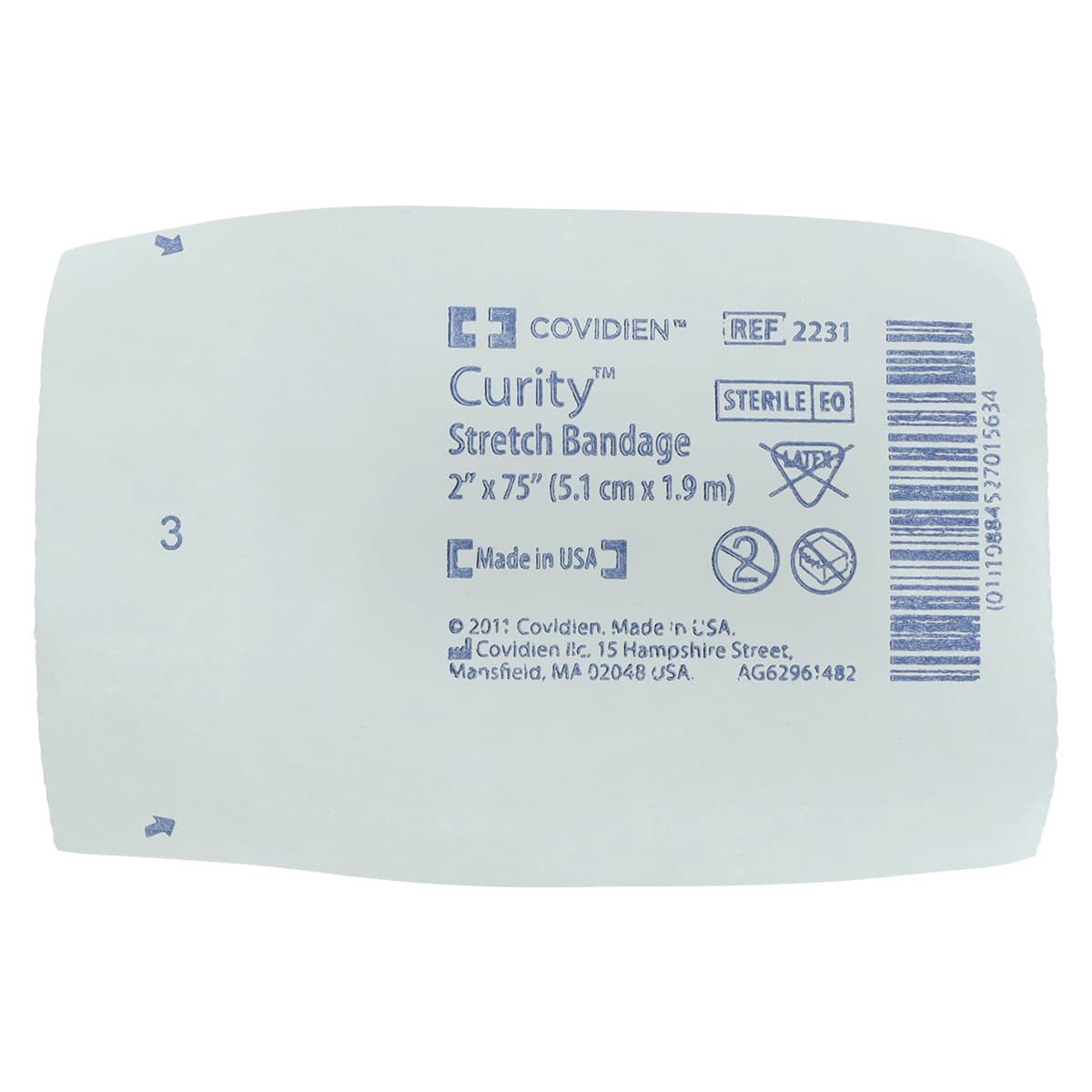 Curity Conforming Bandage, Cotton/Polyester, 2" x 75", 1 Ply, Sterile, 12/Box thumbnail 3