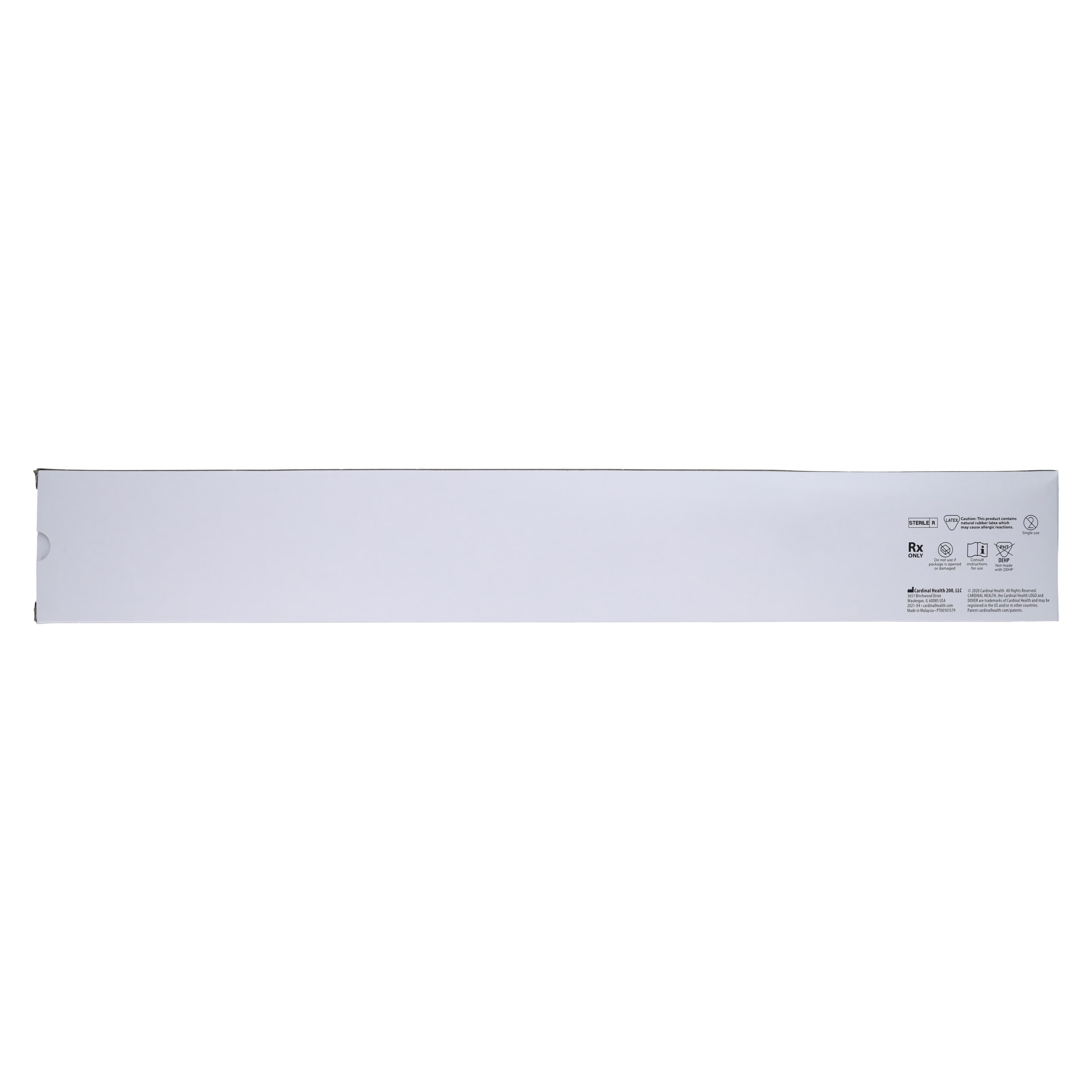 Dover 2-Way Foley Catheter, Straight Tip, Silicone Coated Latex, 24 Fr, 30 cc, 17" thumbnail 6