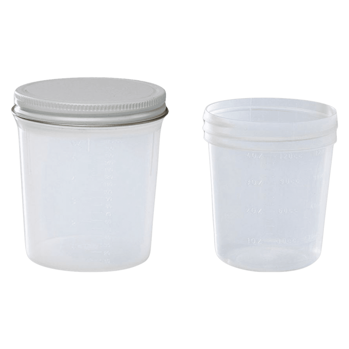 Cardinal Specimen Container, Sterile, 4 oz, Plastic, Graduated Screw Cap, Translucent, Leakproof, Positive Seal Indicator, 100/Case thumbnail 2