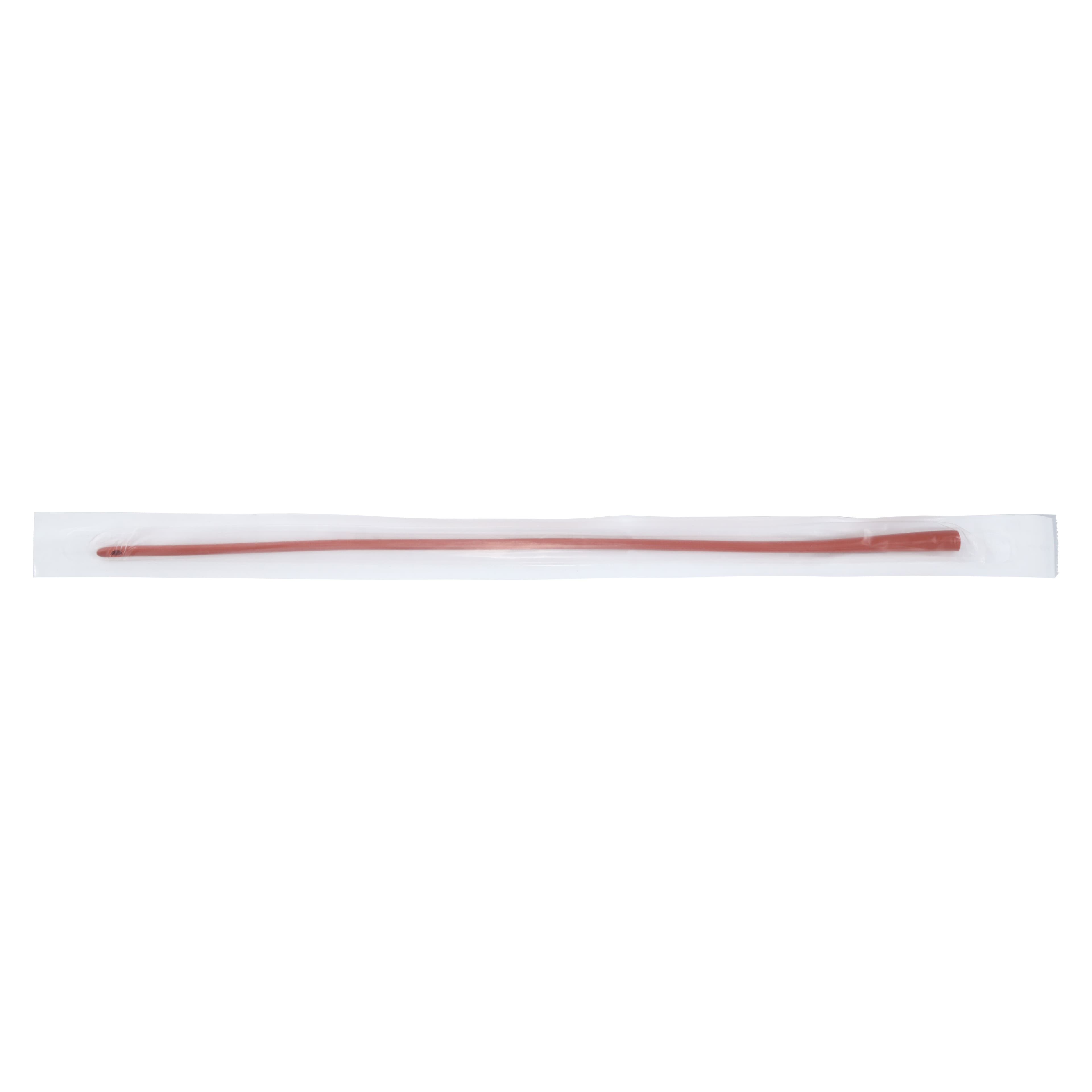 Dover Rob-Nel Intermittent Catheter, 16 Fr, 16" Length, Red Rubber, Tapered Round Tip thumbnail 2