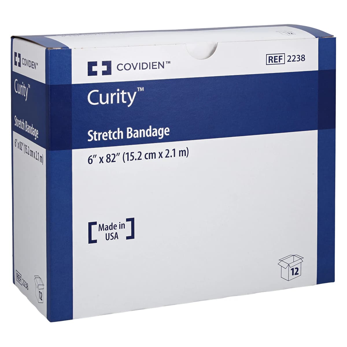 Curity Conforming Bandage, Cotton/Polyester, 1 Ply, Sterile, 6" x 82", 12/Box thumbnail 2