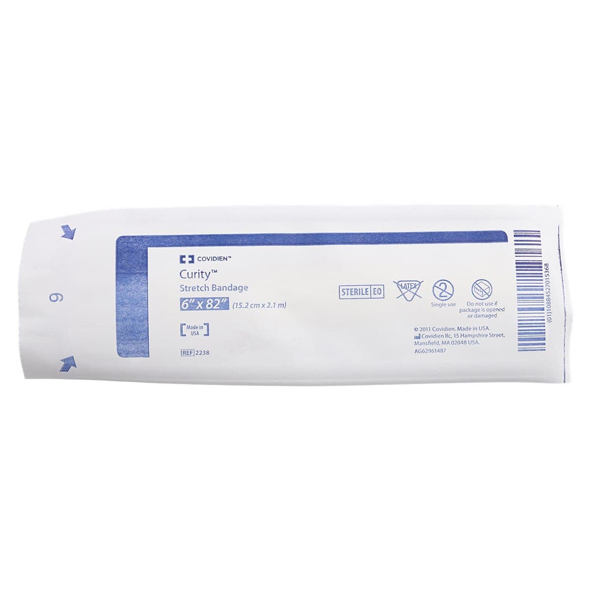 Curity Conforming Bandage, Cotton/Polyester, 1 Ply, Sterile, 6" x 82", 12/Box thumbnail 3