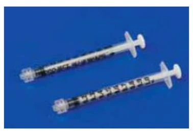 Monoject Insulin Syringe, 1cc Low Dead Space, Without Needle, 60/Box - Monoject Insulin LL Syringe - Image 1