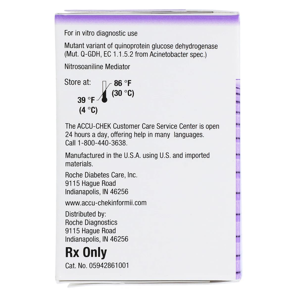 Accu-Chek Inform II Blood Glucose Test Strips, CLIA Waived, 50/Box thumbnail 2
