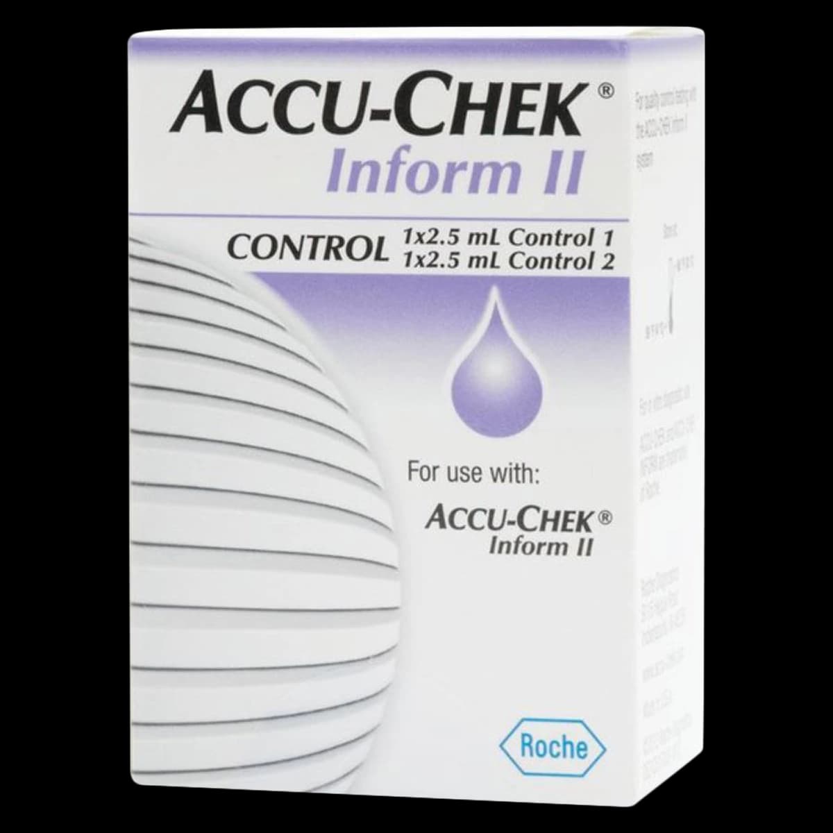 Accu-Chek Inform II Glucose Level 1/2 Control, 2 x 2.5 mL, 2/Box - Accu-Chek Inform II Controls - Image 1