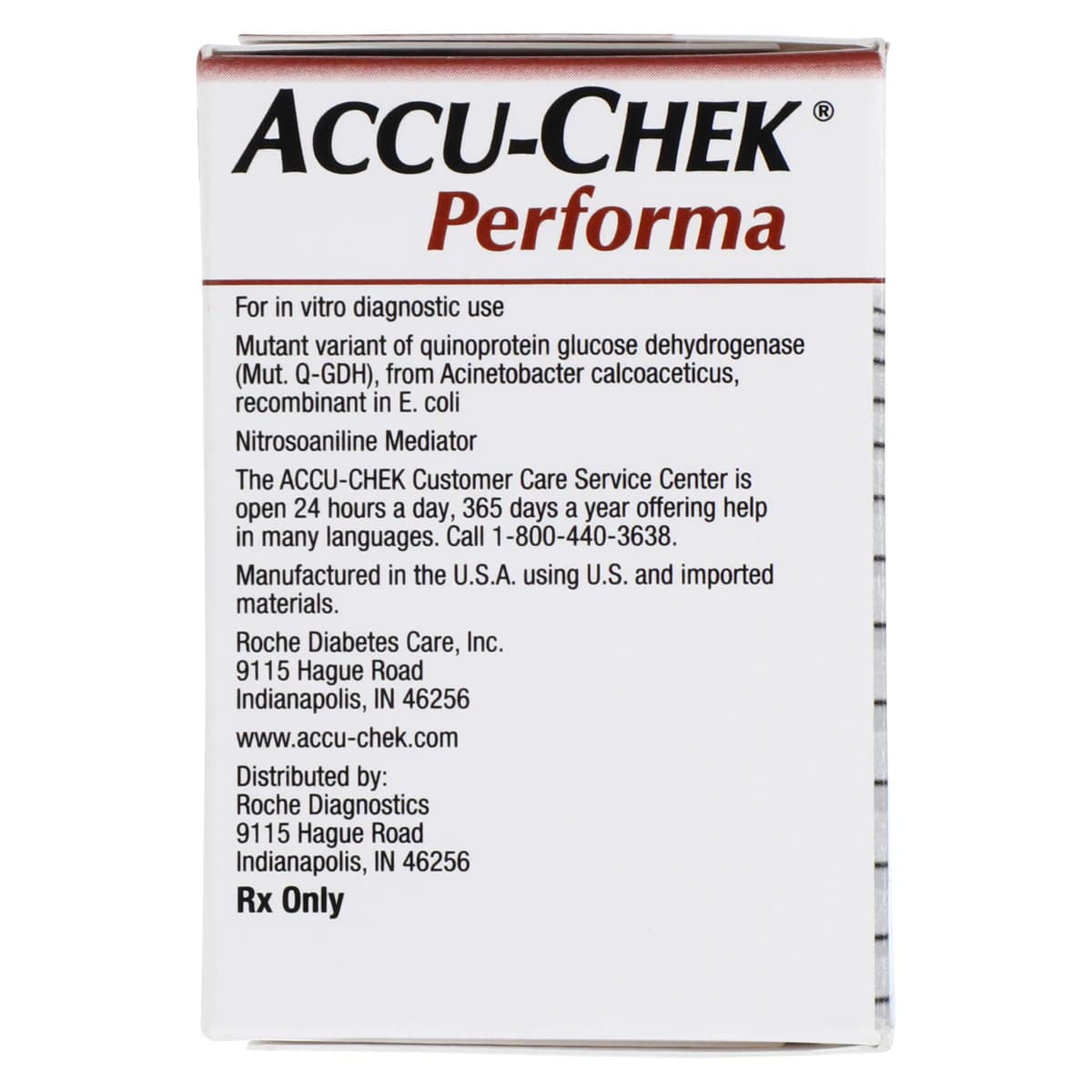 Accu-Chek Performa Blood Glucose Test Strip, CLIA Waived, 50/Box thumbnail 4