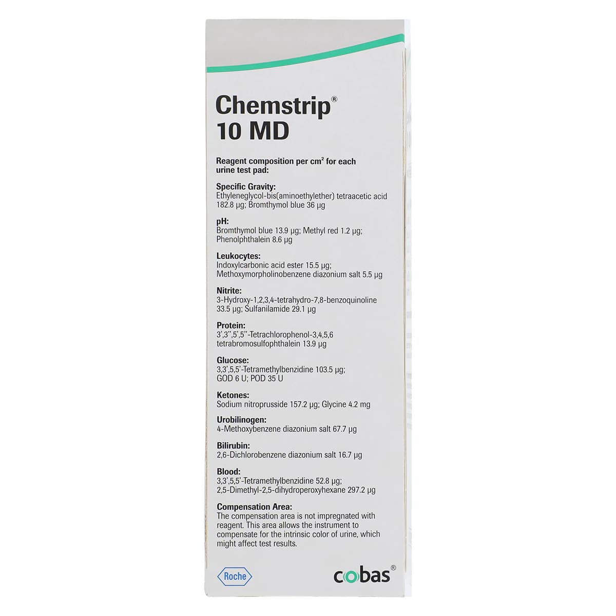 Roche Diagnostics Chemstrip 10 MD Urinalysis Test Strips, 100/Bottle thumbnail 4