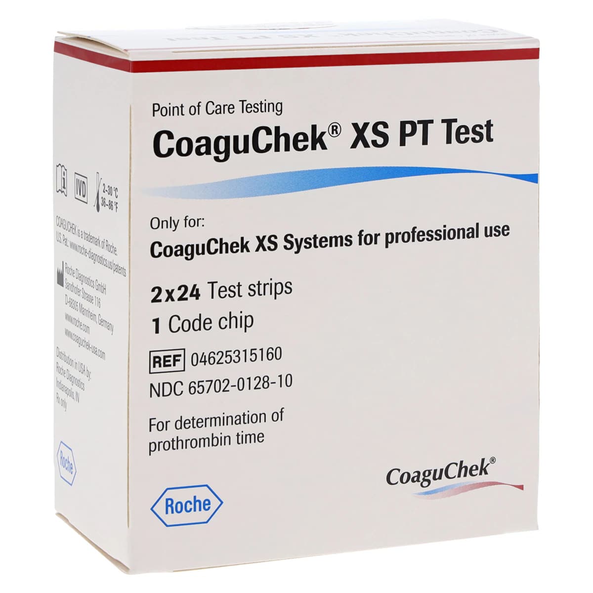 Coaguchek XS PT/INR Test Strips, 2x24/Box - Coaguchek XS Test Strips - Image 1