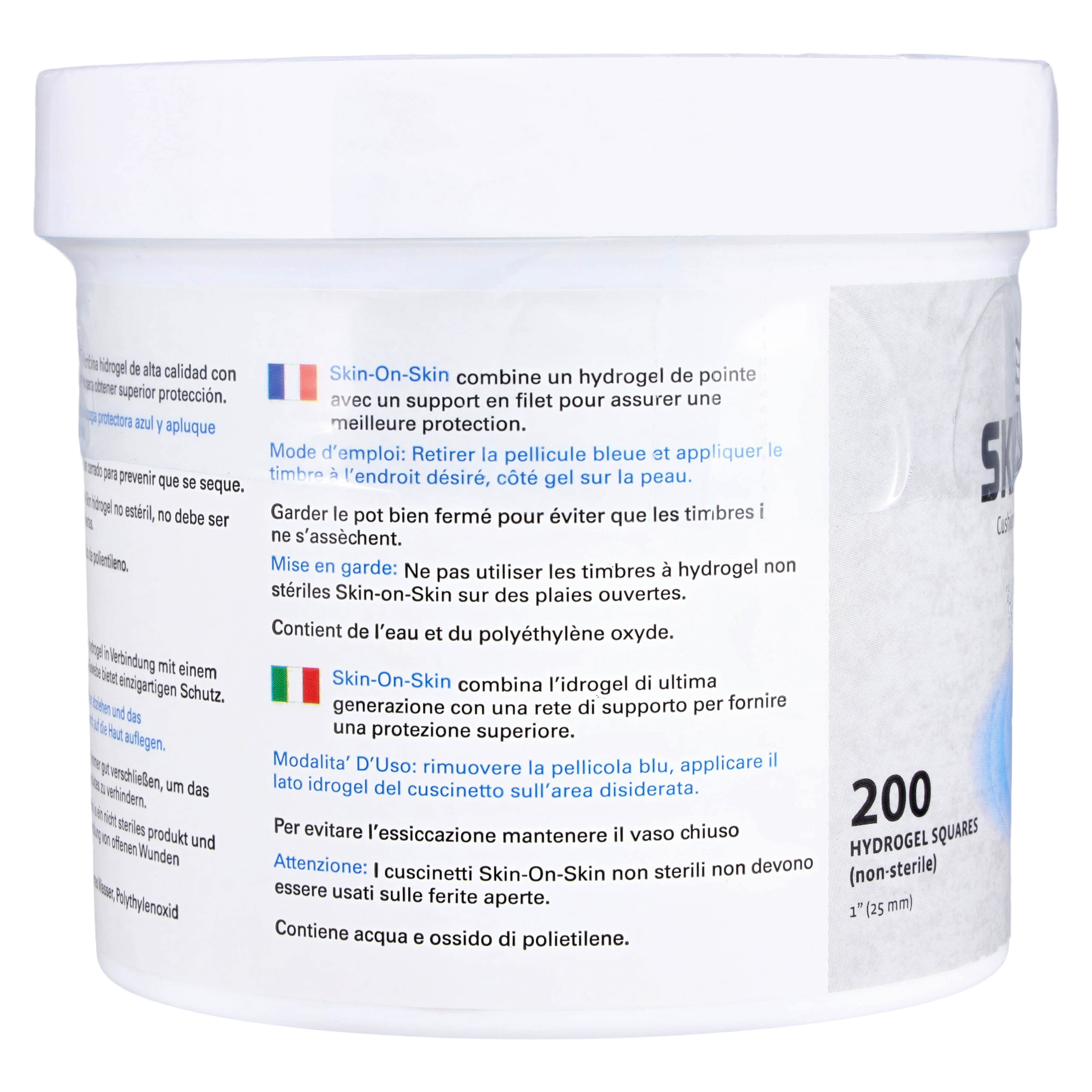 Medi-Dyne Skin-On-Skin Squares Hydrogel/Mesh Dressing, 1" thumbnail 3