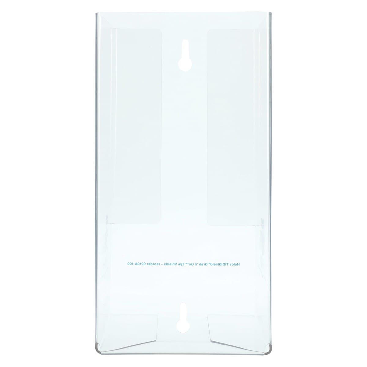 TIDIShield Eye Shield Dispenser Holder, Clear, Reusable, 6" W x 12" H x 7.5" D, Case of 2 thumbnail 5