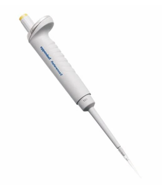 Eppendorf Reference 2 Variable Volume Pipette, 2-20 µL, Orange Operating Button, Single Channel - Pipet Sngl Chnnl Ref2 Org RFID - Image 1