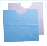 Tidi Products Ultimate Contour Neck Patient Bib, 3-Ply Tissue with Poly-Back, Blue, 18" x 22", 400/Case, 917903 thumbnail 2