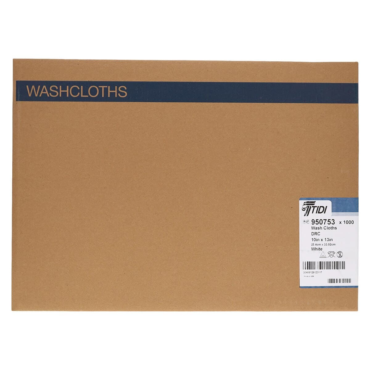 Choice Superior Dry Washcloth Disposable, Double Re-Crepe, 10" x 13", White, 1000/Case thumbnail 3