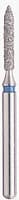 BluWhite Diamond Bur FG 232R, Regular Grit, Flame Shape, Friction Grip, 5/Pk - BluWhite Diamonds FG 232R 5/Pk - Image 1
