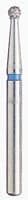 BluWhite Diamond™ Bur, FG, Round, Regular Grit, #120R, 1.4 mm Diameter, 0.9 mm Length, Blue Ring, 5/Pkg - BluWhite Diamond™ Burs – FG, Round, 5/Pkg - Regular, Blue, # 120R, 1.4 mm Diameter, 0.9 mm Length - Image 1