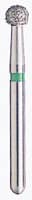 BluWhite Diamond™ Bur FG #160C, Round, Coarse, Green Ring, 2.5 mm Diameter, 1.9 mm Length, 5/Pkg - BluWhite Diamond™ Burs – FG, Round, 5/Pkg - Coarse, Green, # 160C, 2.5 mm Diameter, 1.9 mm Length - Image 1