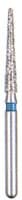 BluWhite Diamond™ Bur FG #727R, Regular Grit, Round End Taper, Blue Ring, Friction Grip, 1.6 mm Diameter, 10.3 mm Length, 5/Pkg - BluWhite Diamond™ Burs – FG, Regular, Blue, Cone, Taper Round End, 5/Pkg - # 727R, 1.6 mm Diameter, 10.3 mm Length - Image 1